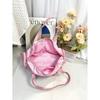 Fashionable Casual Anime Large Capacity Pain Bag, Cute Single Shoulder Crossbody Bag