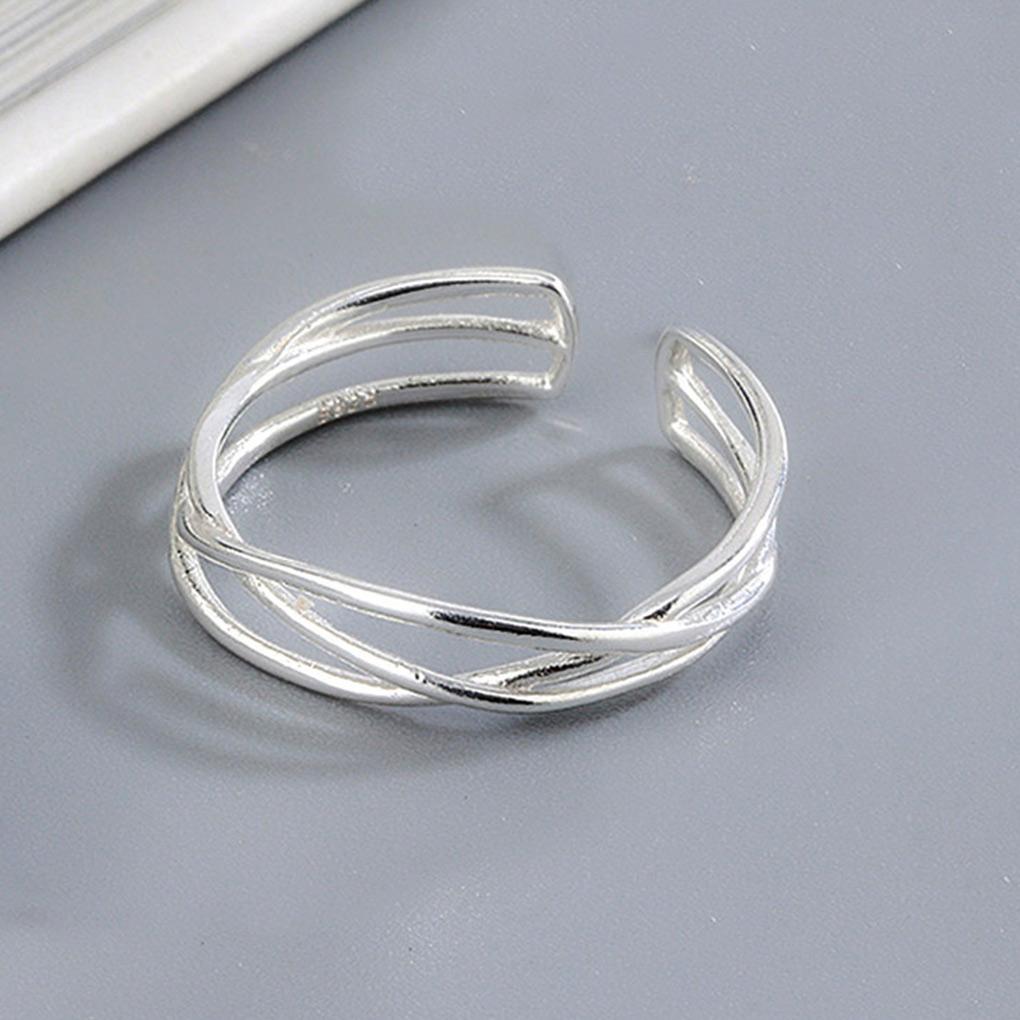 Woman Opening Ring Adjustable Fashion Trendy Wedding Engagement Bridal Festival Date Shop Simple Jewelry Ladies