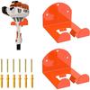 2 Pack Garage Organizer Trimmer Rack, Heavy-Duty Wall Mount Hanger for Grass Trimmer, Weed Eater & Power Tools