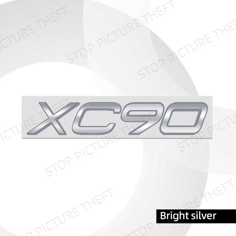 Metal Alloy For Volvo XC90 XC60 XC70 XC40 AWD Logo Car Trunk Fender Sticker Decoration Emblem Badge Accessories Glossy black