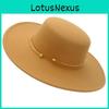 Vintage Jazz Hat With Wide Brim For Men Women Fall Winter Warmth And Windproof Style