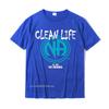 Clean Life Narcotics Anonymous NA Camisa Men Women Gift Top T-Shirts Custom Cotton Tops Tees Summer For Men