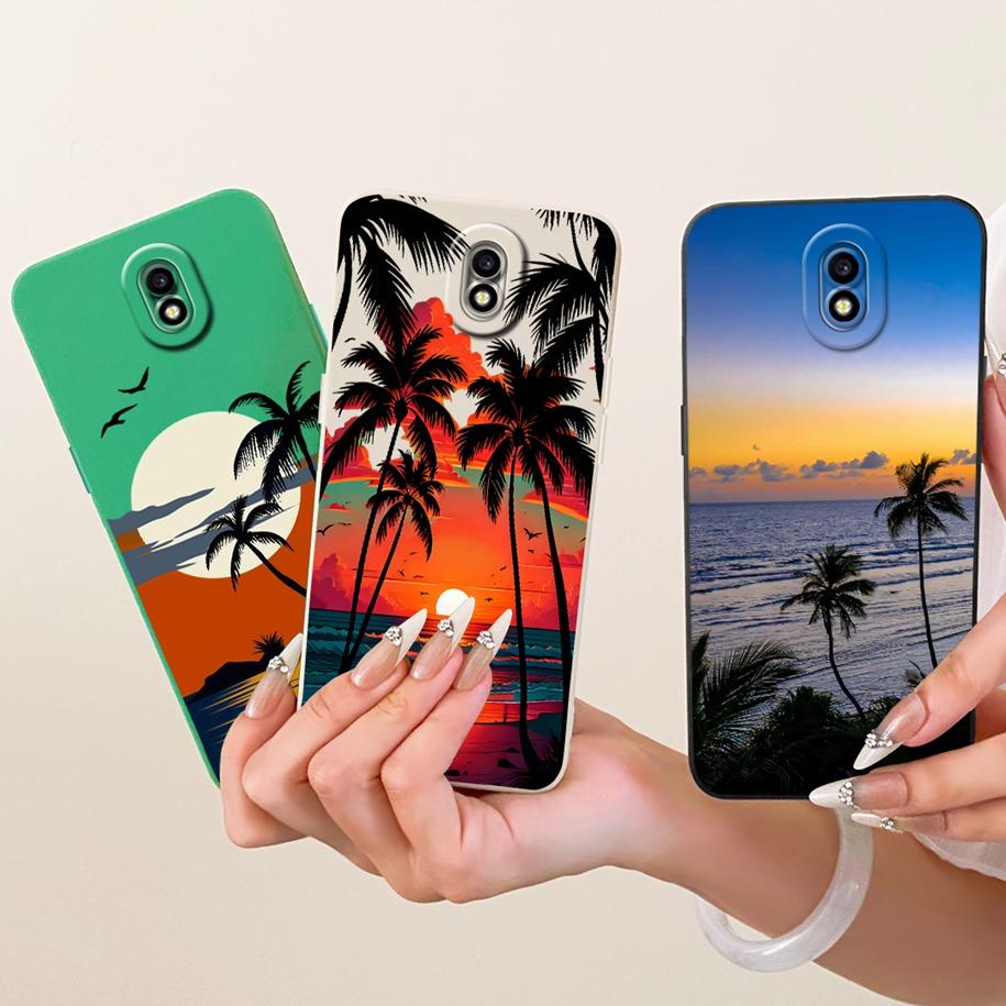 Shockproof Cover For Samsung Galaxy J3 2017 J330F / J5 Pro 2017 J530F / J7 Pro 2017 J730F Case Fashion Painted Soft Silicon Capa