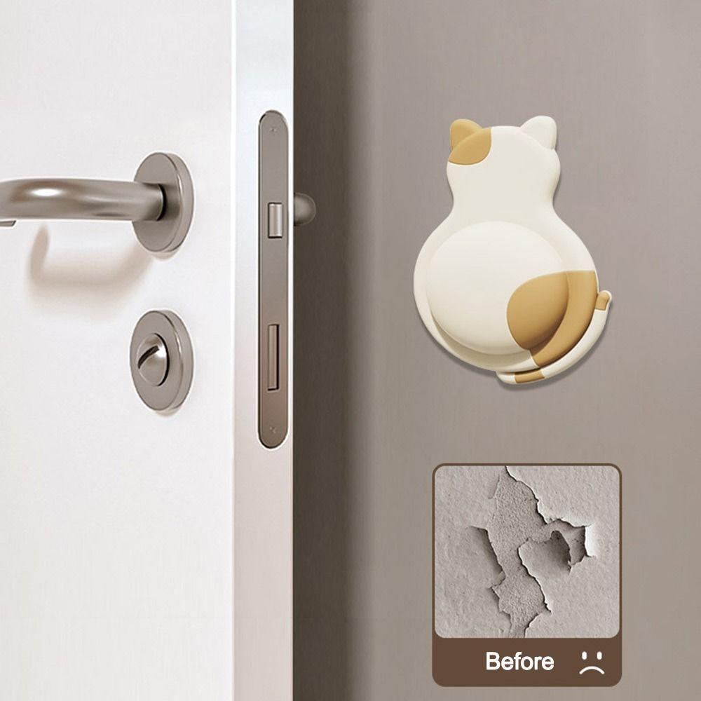 1/2Pcs Self Adhesive Anti Collision Pads Soft Rubber Protection Stickers New Door Stopper Home