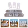 Christmas Ornament Resin Mold Pendant Mold Bookmarks Resin Mold with Hole for Epoxy Resin Casting Keychains Jewelry Mold