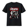 The Exploited Sid Vicious Punk Band T-Shirt Schwarz Baumwolle Kh2930 UK 82 SPG USA Rock Stil vintage Gewaschen Mode Bequem
