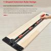 Aluminum T Square For Woodworking With Automatic Locking Feature And Multiple Angles Measurement Tool Precisions Ruler