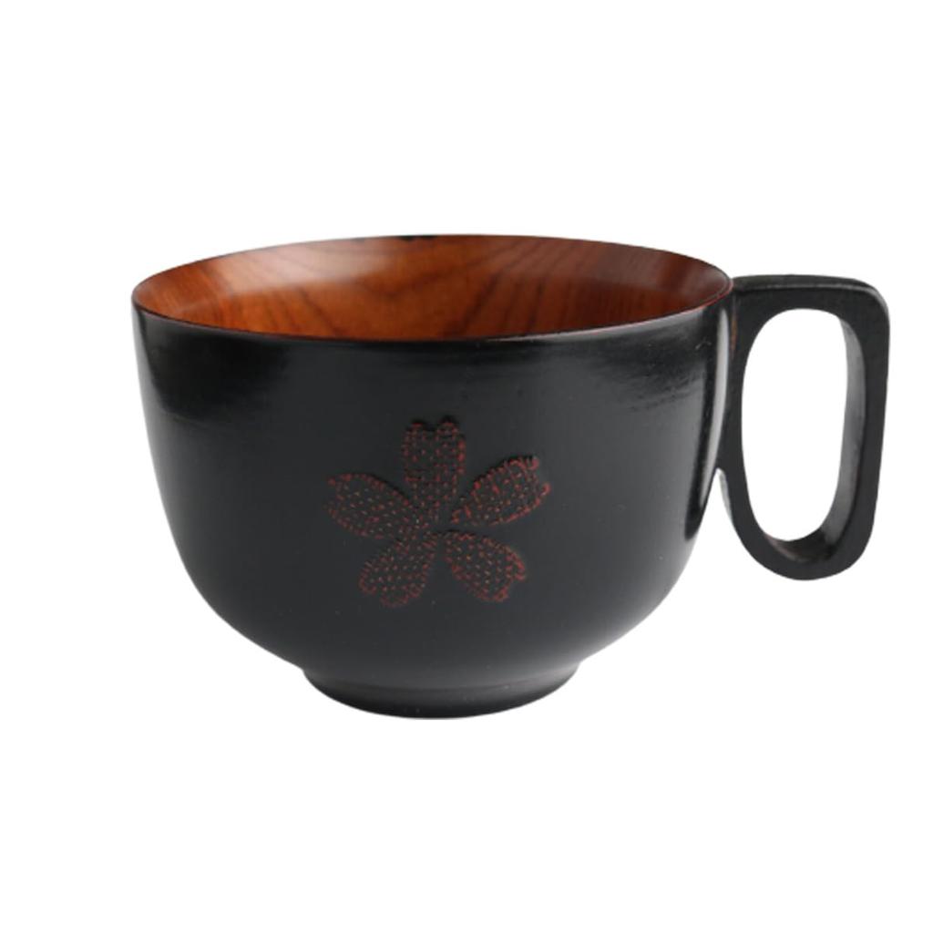 Outdoor My Soup Sakura and Akebono x Current Model J-kitchens Cup, Design, Wooden, 10 6.8cm,