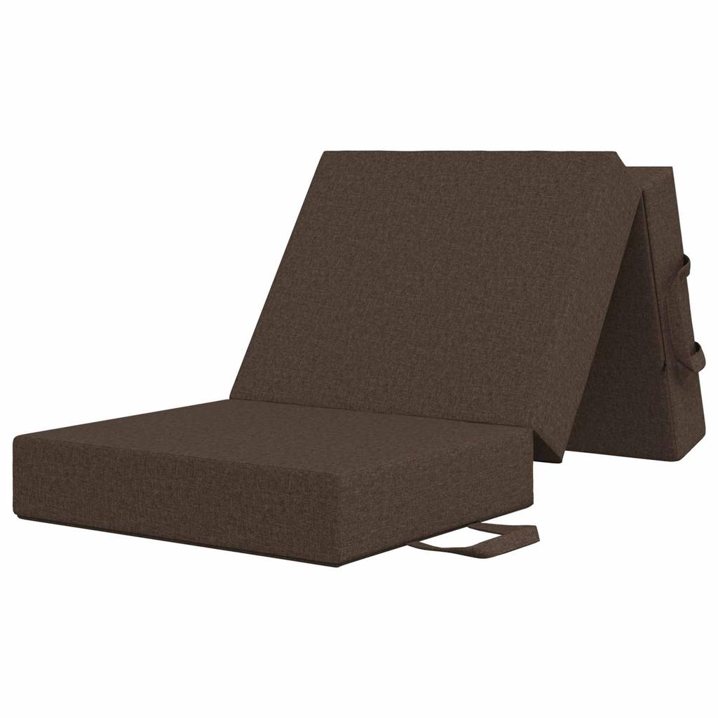 Folding Sofa Bed 75 x 63 x 45 cm Taupe