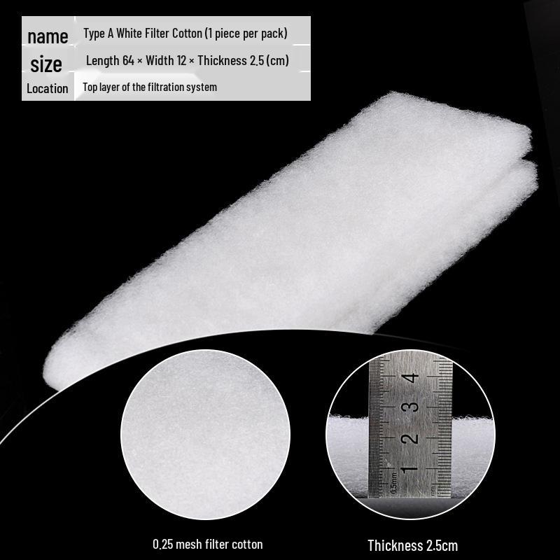 Thick Black Biochemical Sponge for Fish & Turtle Tank Filter Cotton Purification