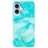 For iPhone 16 TPU Case Marble Pattern Print Protective Phone Cover