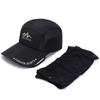 Detachable Neck Protector Sunscreen Baseball Cap with Telescopic Brim for Men & Women