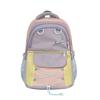 Contrast Color Student Bag Junior High School Student Backpack Women's Travel Lightweight Backpack