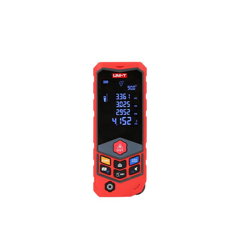 UNI-T LM100 Handheld Digital Laser Distance Meter Range Finder Rangefinder Length Area Volume Measurement 20 Group Data Storage