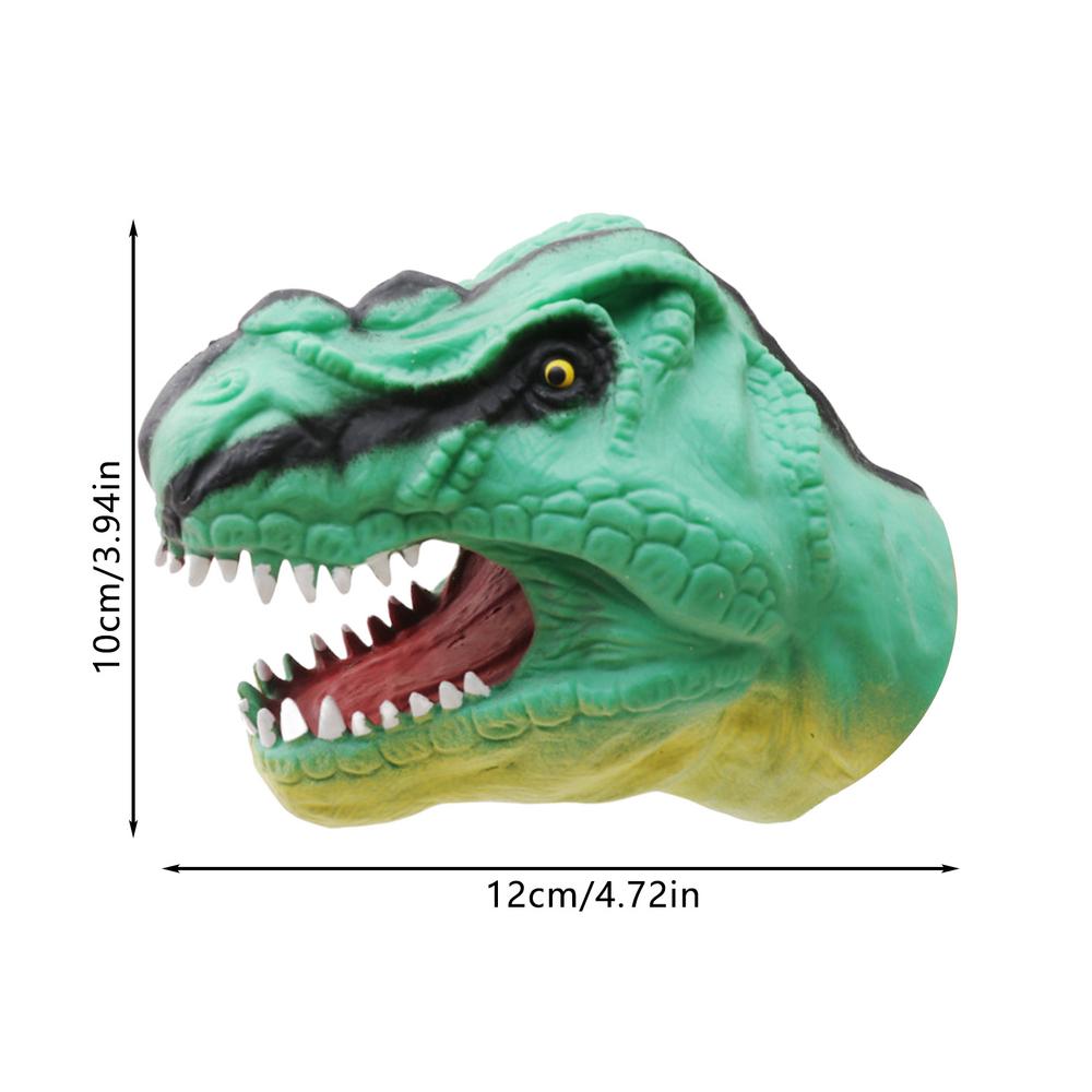Handpuppen Spielzeug Realistisch Latex Simulation Tier Dinosaurier Hai Kinder Halloween Cosplay Spielzeug Requisiten Geschichtenerzählen