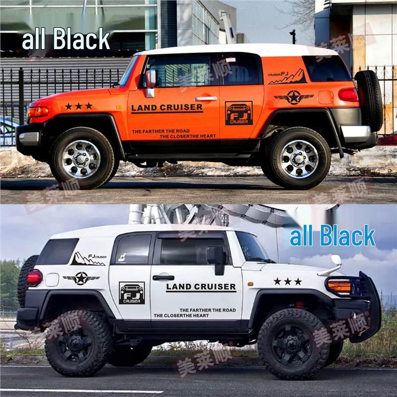 FJ Cruiser Terénní SUV Samolepka s pruhem barvy karoserie