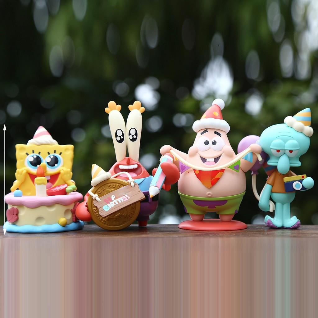 Spongebob Squarepants Pvc Creative Figurine For Birthday Party Decor And Collectors