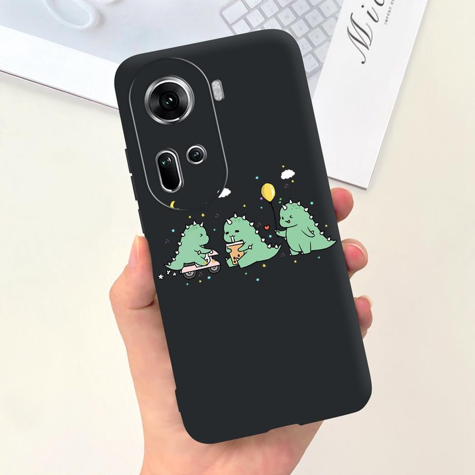 For Oppo Reno 11 5G Case CPH2599 Cute Fashion Painted Cover Soft Silicone Phone Case For Oppo Reno11 Pro Reno 11F Reno11 F Shell