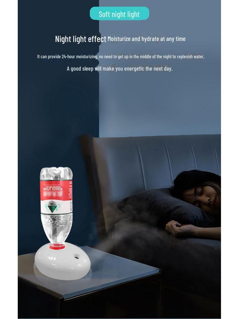 Tragbarer Mini-Leise-Luftbefeuchter: Kompakt und zum Einstecken für Zuhause oder das Büro