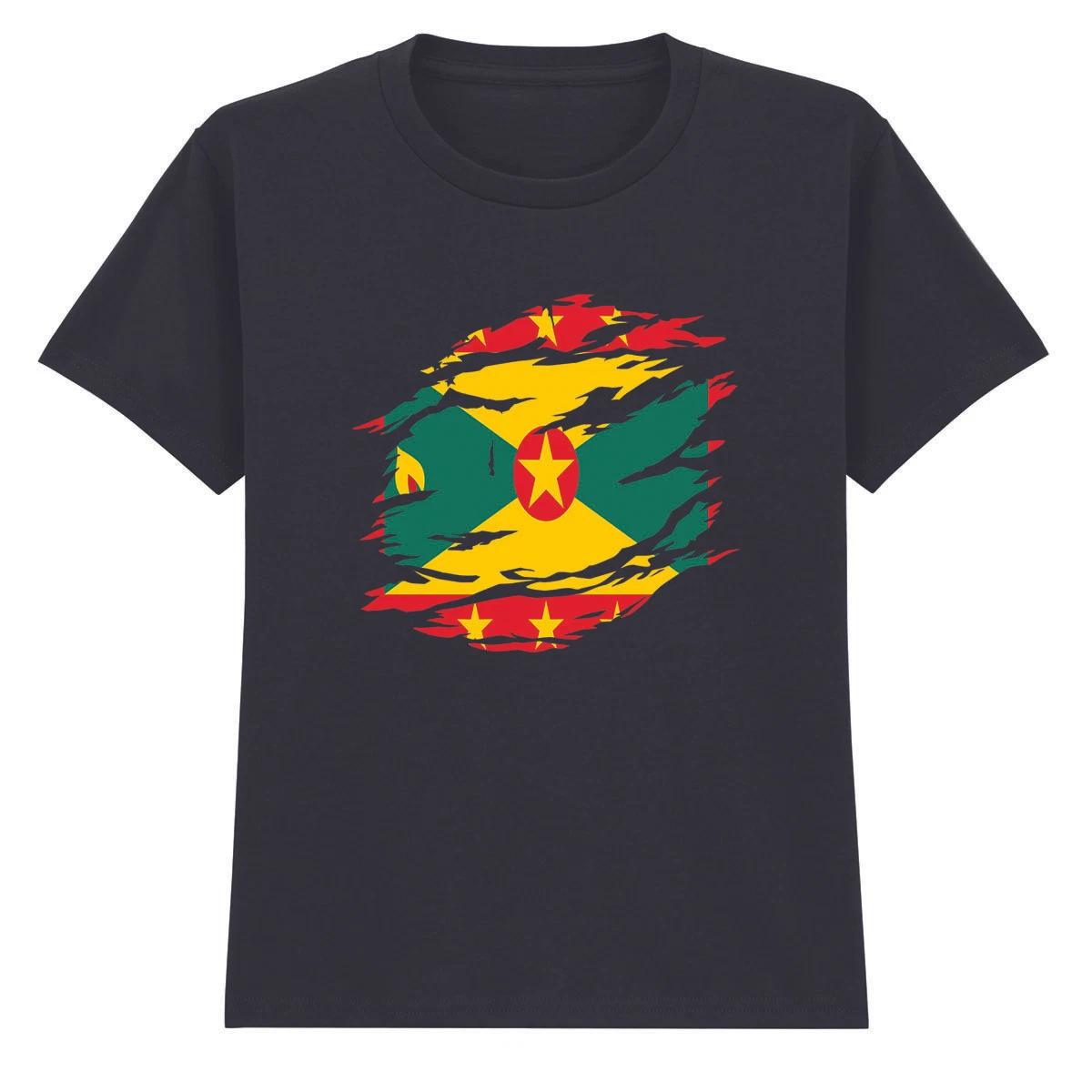 

Grenada Flag Distressed Kids T-Shirt Travel Souvenir Boys Girls 100
