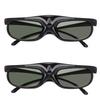 2Pcs 144Hz 3D Active Shutter Glasses DLP LinK LCD Lens 3D Glasses for 3D DLP Orojectors