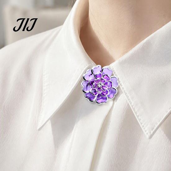 Sophisticated Apparel Accessories Vintage Rhinestone Flower Button Covers, Snap On Decorative Gift Ideas for Fashion Enthusiasts Metal Shirt Cufflinks
