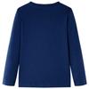 T-shirt enfants à manches longues bleu marine 92/104/116/128/140