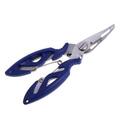 Tijeras de pesca multifuncionales de acero inoxidable, alicates, cortador de línea, señuelo, cebo