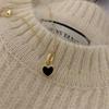 2023 New Double Sided Heart Pendant Necklace For Women Girl Clavicle Chain Choker New Fashion Trendy Jewelry Gift Party