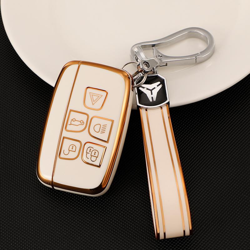 Adatto Set Chiavi Land Rover Range Rover Evoque Vessel Discovery 5 Freelander 4 Jaguar XEL Fibbia XFL Custodia Auto
