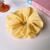 Volán vysoké elastické gumičky do vlasů Dívčí Francouzské Vintage Elegantní gumičky Stuha Sponky do vlasů Ženy Dívky Roztomilé doplňky pro úpravu vlasů