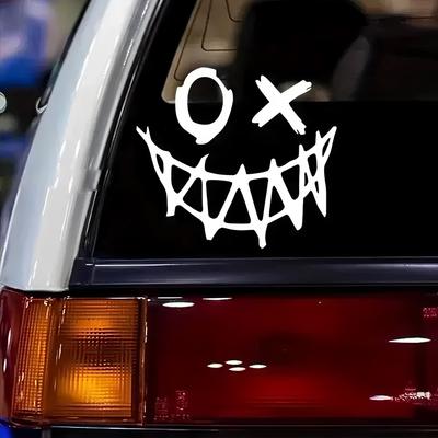 Hip Hop Funny Smiley Face Decals & Bumper Creative&funny Stickers for Cartoon Fans&lover,high Quality for Car Trucks Motorcycles