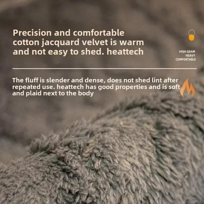 Thicken Plush Sofa Cushion Non-slip Universal Sofa Covers for Living Room Warm Winter Couch Slipcovers Furniture Protector