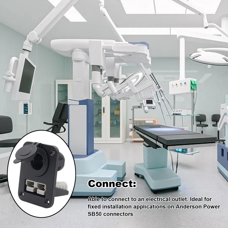 Vehicle Plug Panel 240W Marine Boat Socket Panel Outlet Panel 50A RV Socket Panel Plug-In Combination Panel For Cars Marine