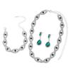 Winter Europäische und Amerikanische Accessoires Halsketten, Armbänder, Ohrringe, Sets, Dreiteilige Sets, Hochzeits-Abendkleider, Vielseitiger Schmuck