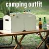 Faltbarer Windschutz Campingkocher Windschutz Grills Windschutz Stahl Windschutz für Wüstenforscher
