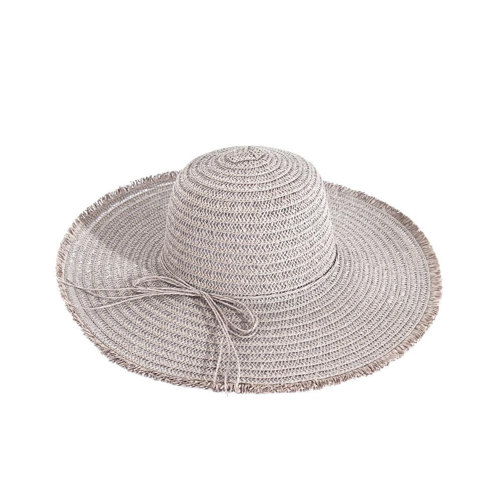 

Летняя широкополая шляпа-рыбака для женщин, защита от солнца, плясная кепка с козырьком для повседневной носки серый