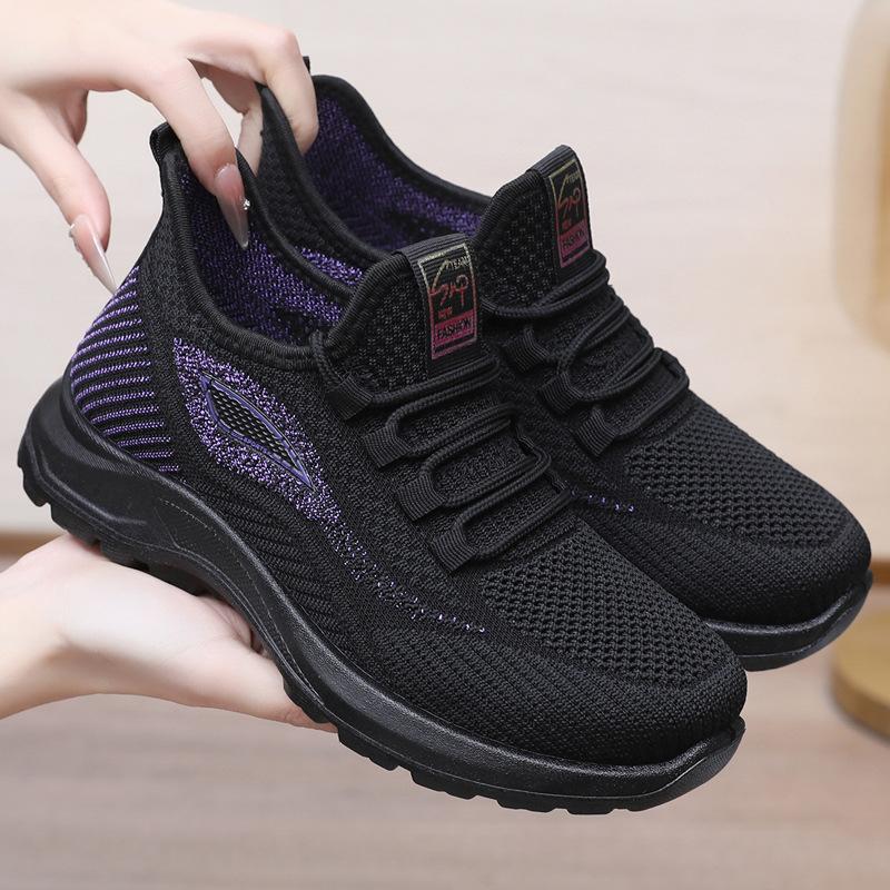 Fashion Spring 2025 New Women's Shoes, Breathable, Lightweight and Comfortable Walking Shoes, Sports and Casual Shoes
