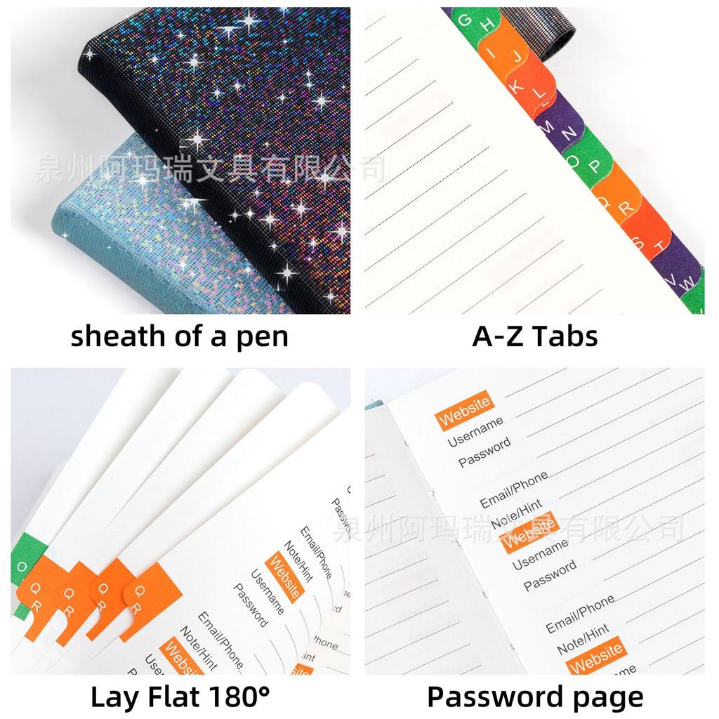 Password Book English Address Book Phone Book Record Holiday B6 Notebook Book