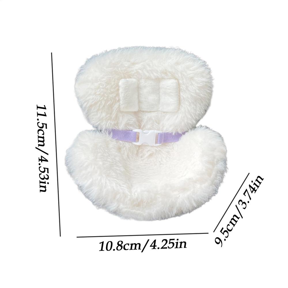

Car Doll Safety Seat Cartoon Chair Model for Car Vent Clip with Belt Holder for Decoration Commute Travel Family Daily Fashion білий