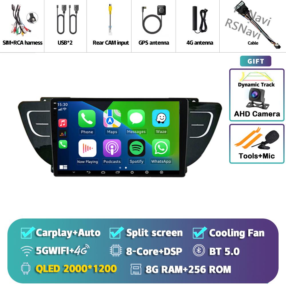 Android 14 Carplay Auto For Geely Atlas 2016 - 2020 Car Radio Player Multimedia 4G+WIFI Stereo Navigation Head Unit AI Voice GPS