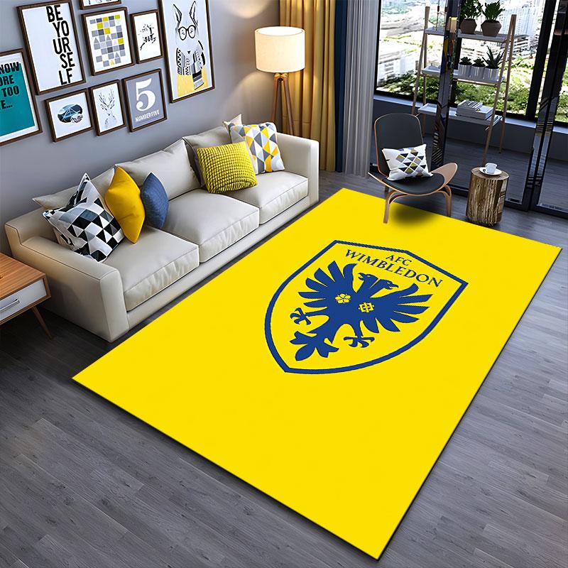 AFC Wimbledon Logo Carpet suitable as a non-slip mat for the living room or bedroom sofa