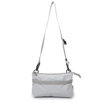 BOLSA DE OMBRO MINI CIE Feita em CORDURA Bolsa de Ombro para Homens e Mulheres GRID-3 (ATT-01) L.CINZA, Leve, Impermeável, Japão,