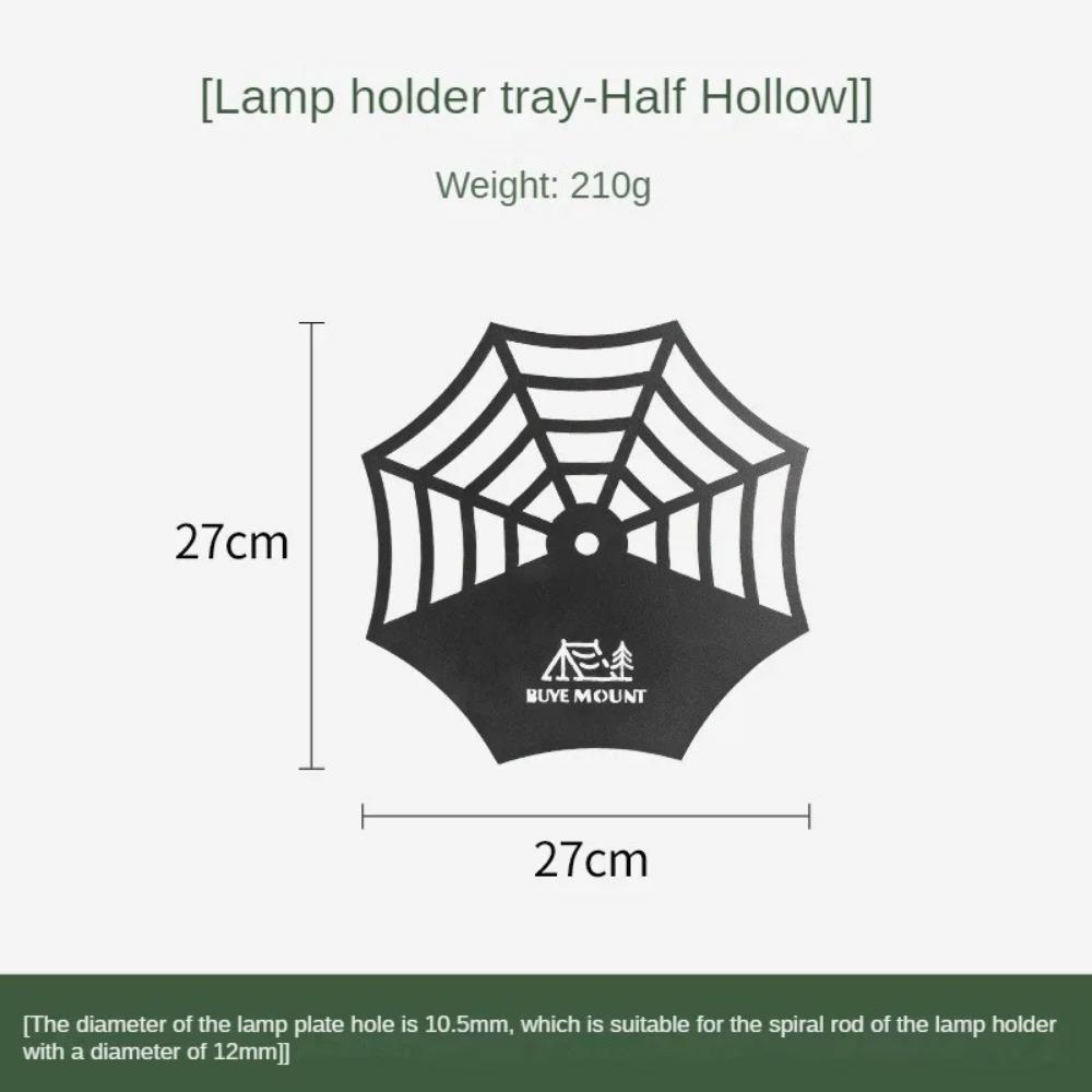 

Multifunction Bowl Tray Water Cup Storage Cutlery Storage Rack Light Lamp bracket Portable Camping Bowl Holder Lantern Hanger