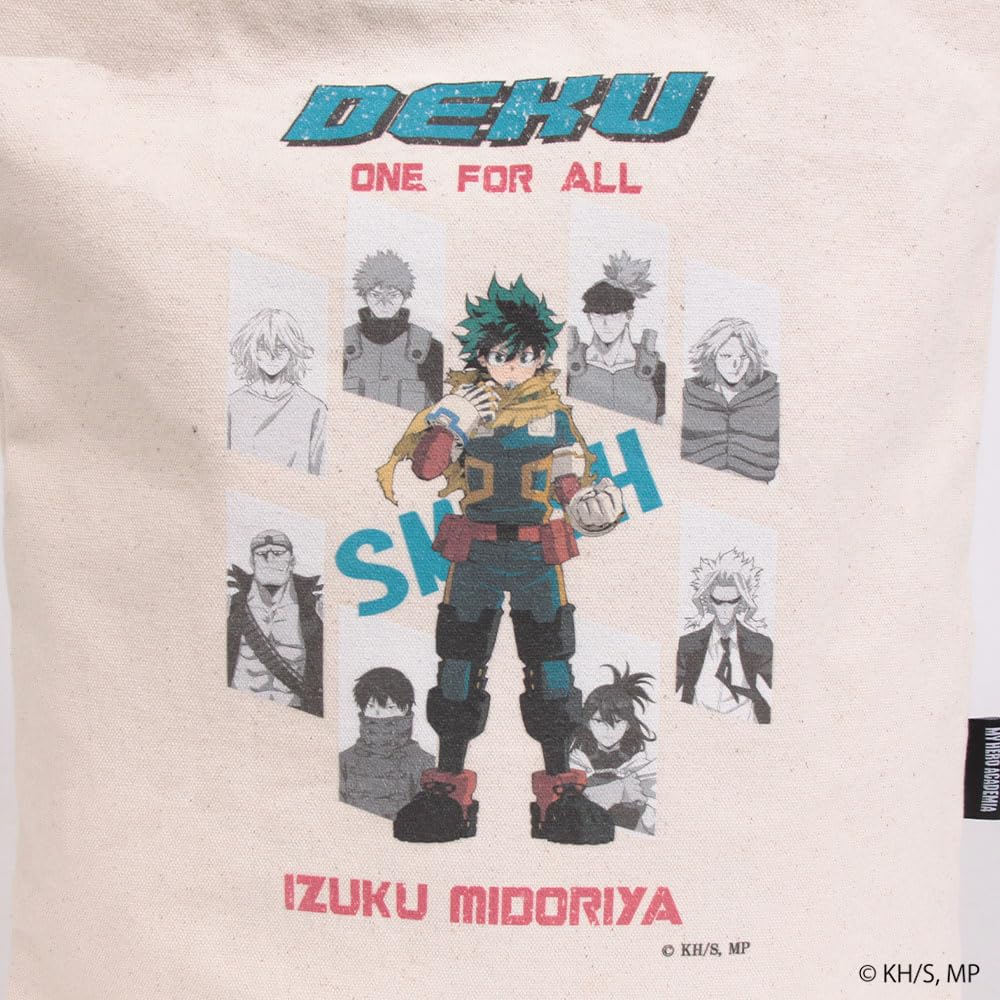 Mist Forza Tote Bag [My Hero Academia] Crack Print Canvas Tote ODHA20 Off-White
