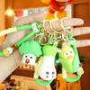 Vegetable Adorable Cartoon Keychain Cute Rubber Key Accessory For Couples And Bags