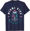 Miami Vice Let's Hit It Retro Style Design T-Shirt