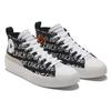 Converse Non Un Chuck Scarpe Comode Mid-Top in Tela Unisex Nero & Bianco