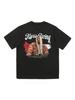 Peace Sound Printing Short-Sleeved T-Shirt American  Brand Loose Basketball Star Pure Men's And Women's T-Shirt