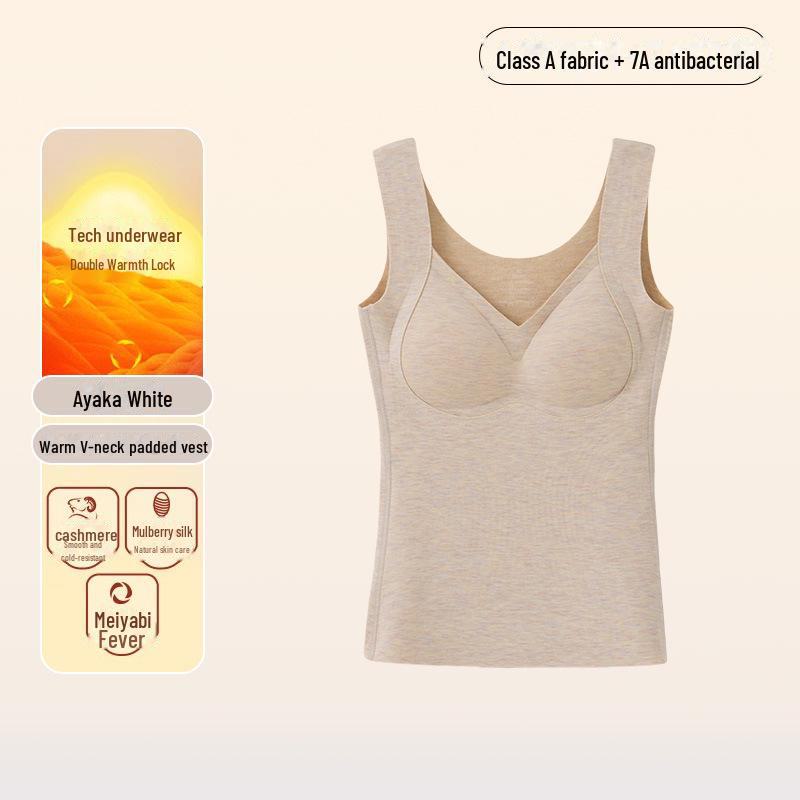 

Женский теплый жилет из немецкого бархата класса А с антибактериальным эффектом, двухслойный, плюс бархат XL